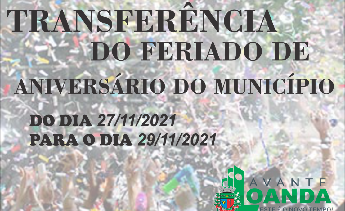 TransferÊncia Do Feriado